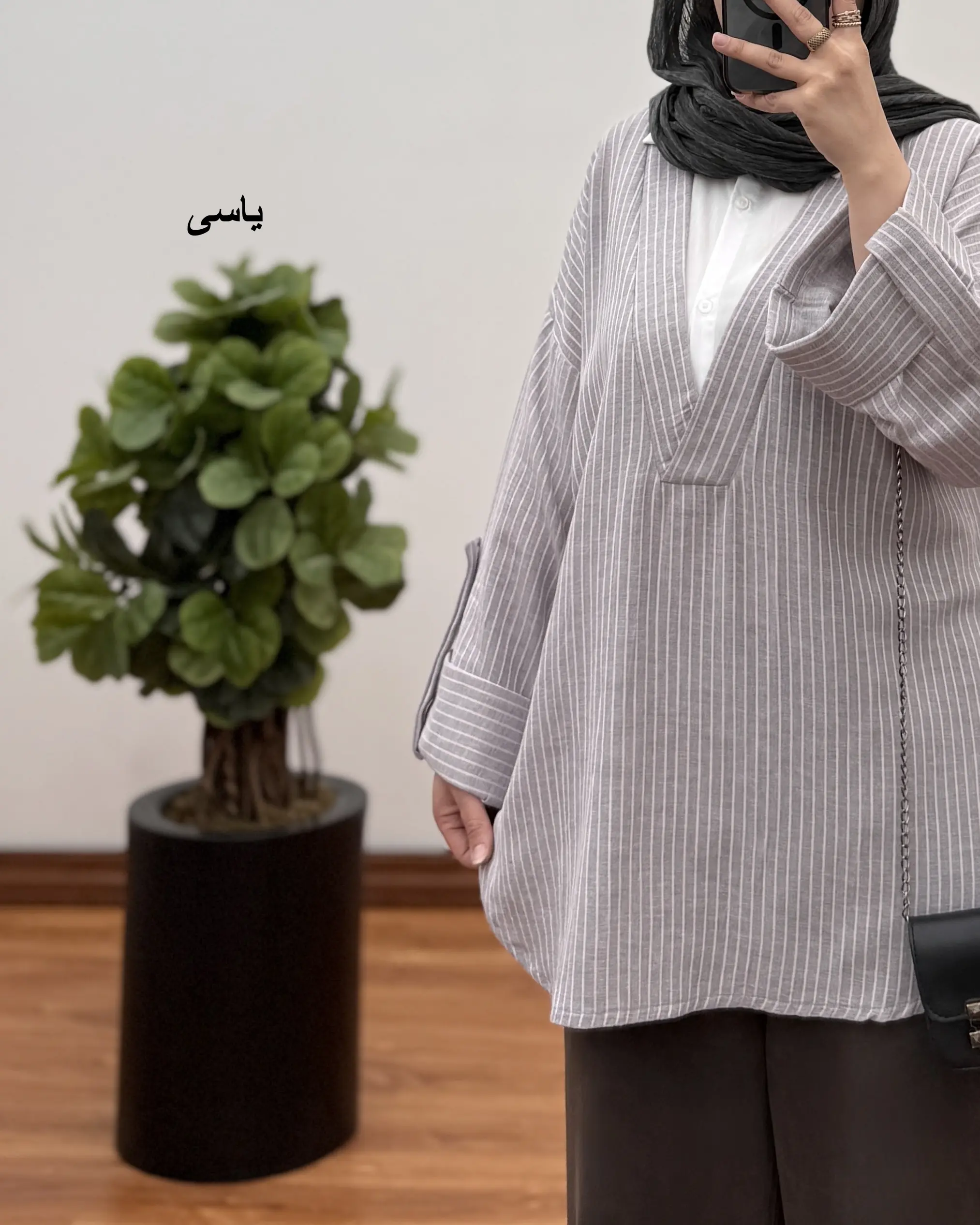 شومیز دیپلمات یقه شکاری